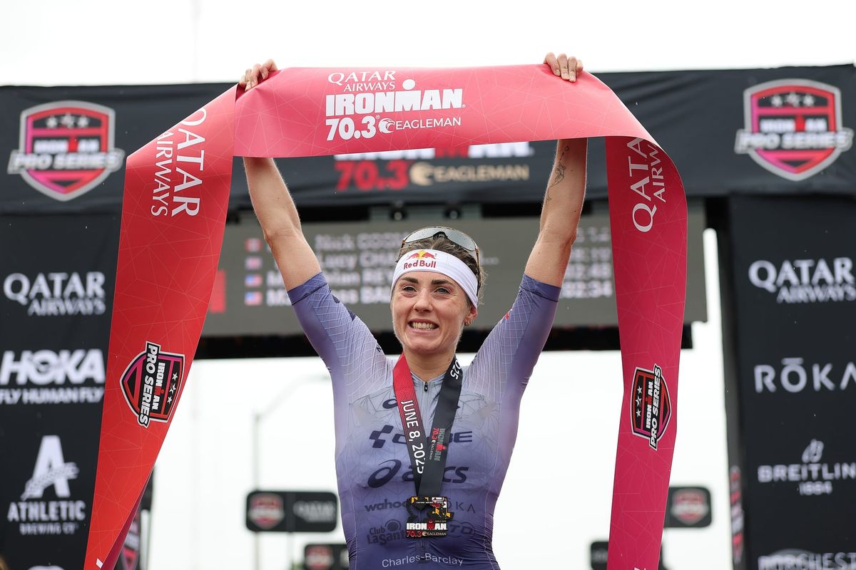 Sam Long e Lucy Charles vencem o 70.3 Eagleman