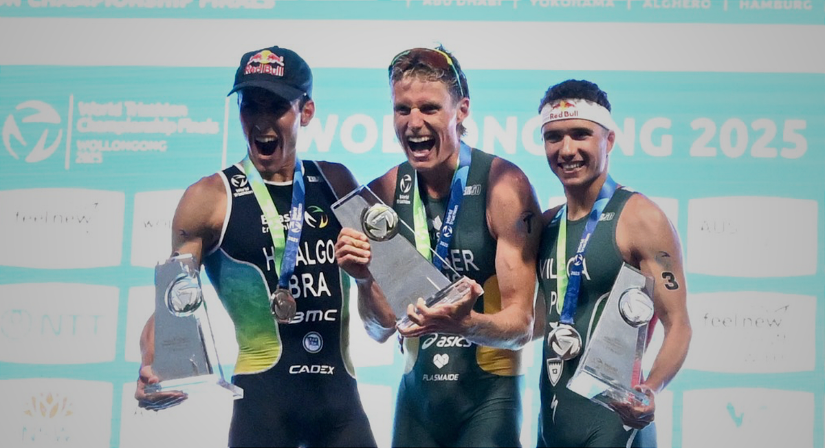 Miguel Hidalgo: vice-campeão mundial de triathlon
