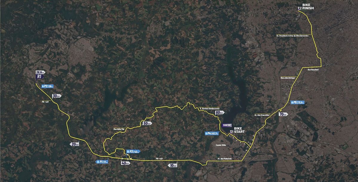 IRONMAN 70.3 Curitiba-Paraná altera percurso de ciclismo