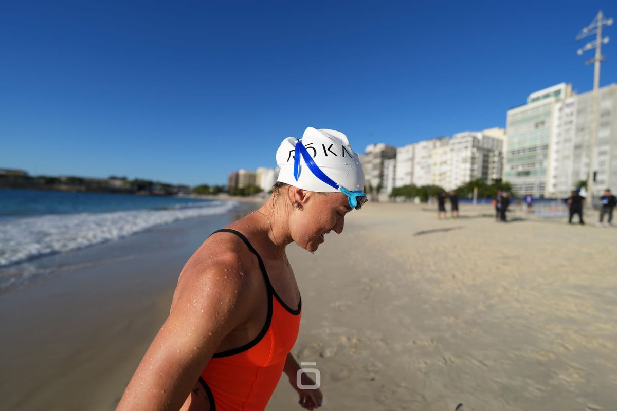Galeria Pré-prova: triatletas fazem os últimos treinos antes da World Cup Rio