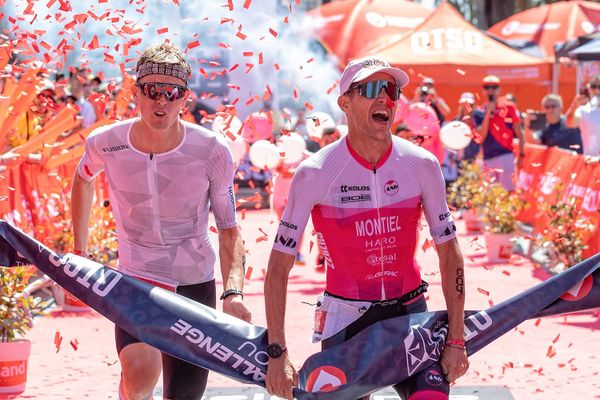 Chegada no sprint no Challenge Salou