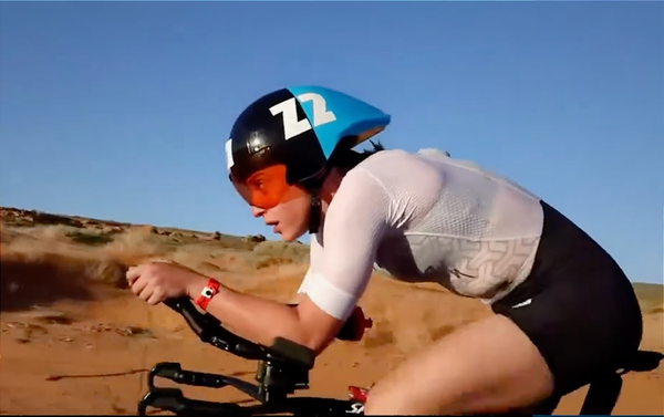 Vittoria Lopes usou tênis na T1 para poupar pé machucado