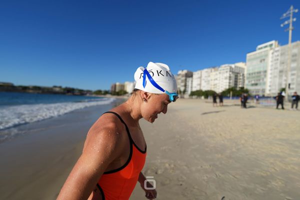 Galeria Pré-prova: triatletas fazem os últimos treinos antes da World Cup Rio