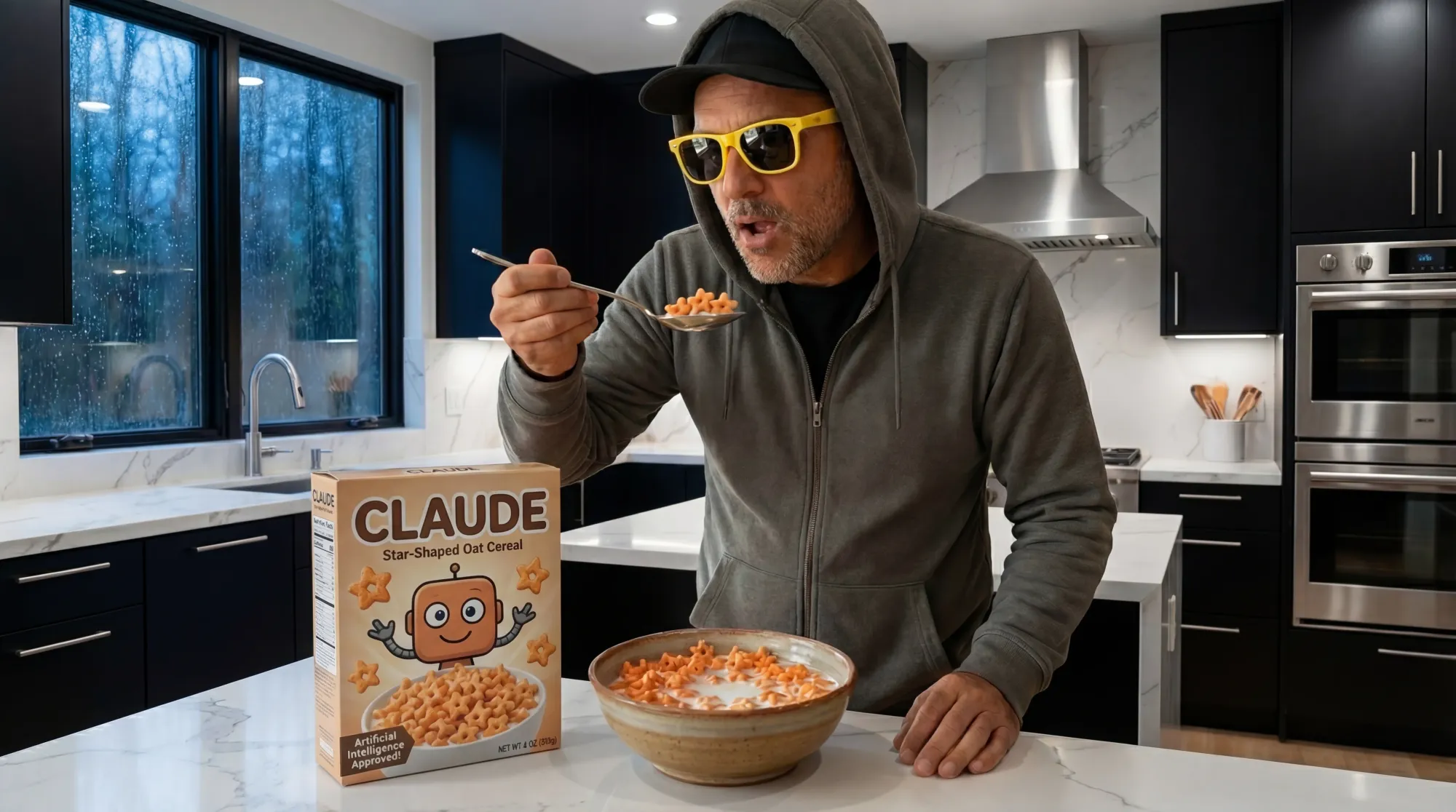 Company employees using their own product at desks with laptops and software interfaces displayed on screens