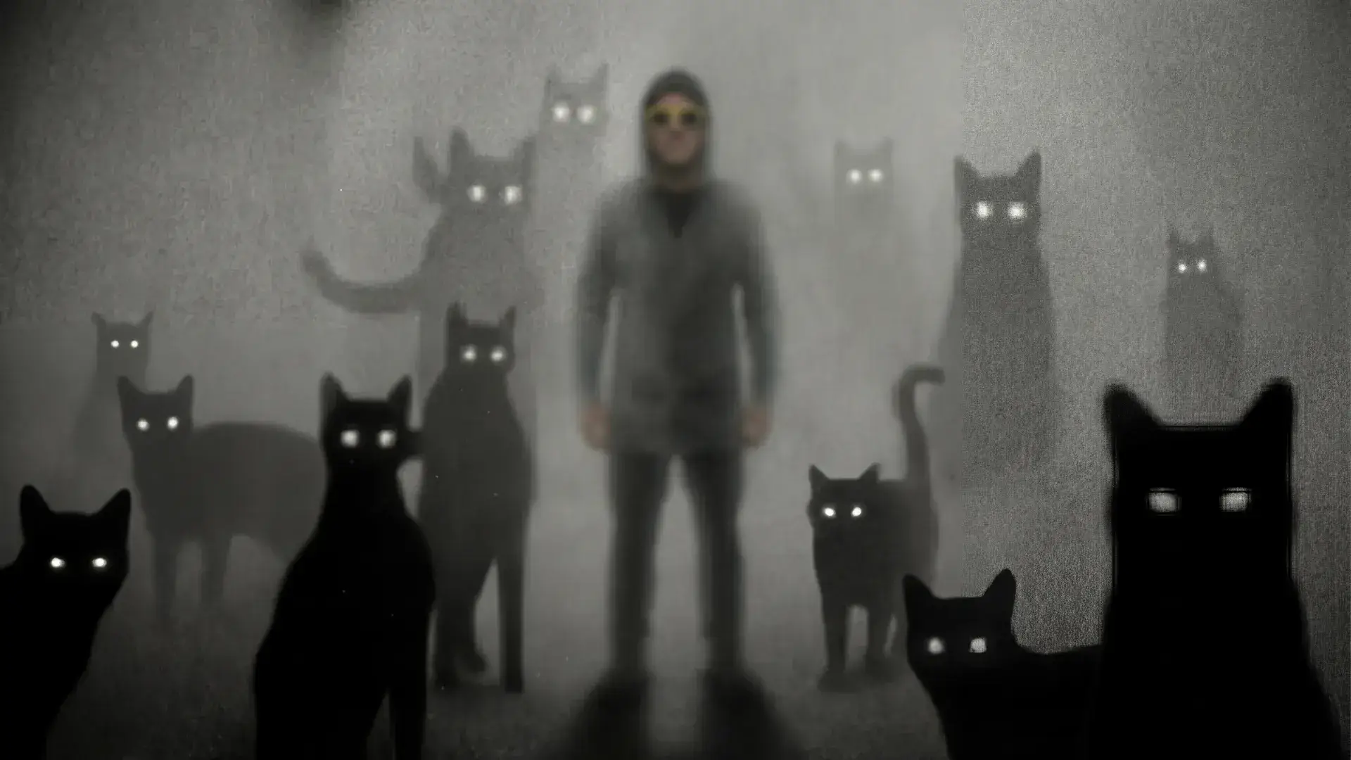 Person examining old photographs and documents spread across a desk, collecting memories under warm lamplight