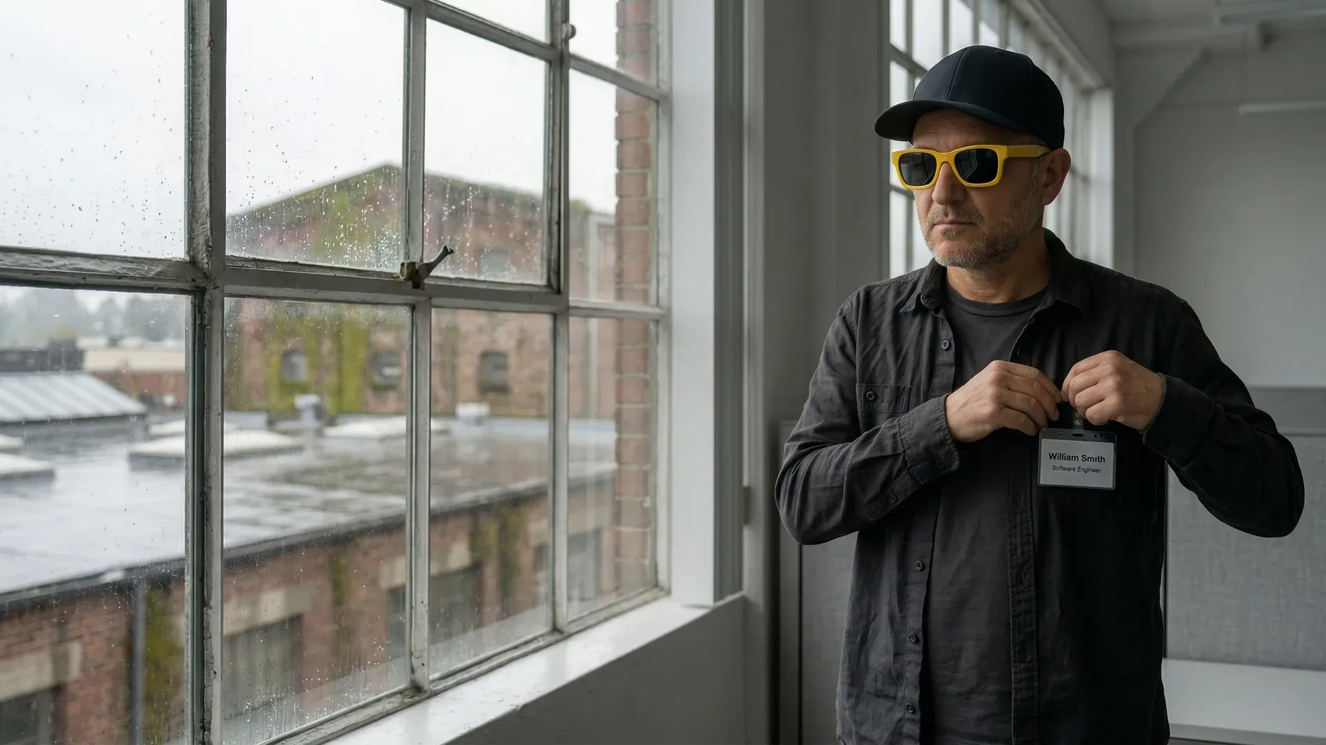 Person typing at computer with AI writing tools displayed on screen, representing self-proclaimed creative titles