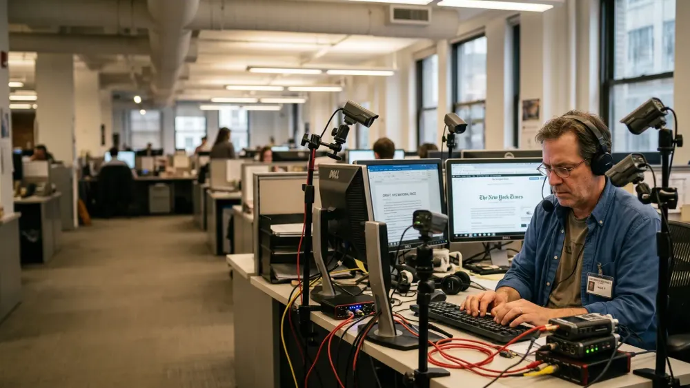 The New York Times AI Fight: Monitoring Comes Before Replacement