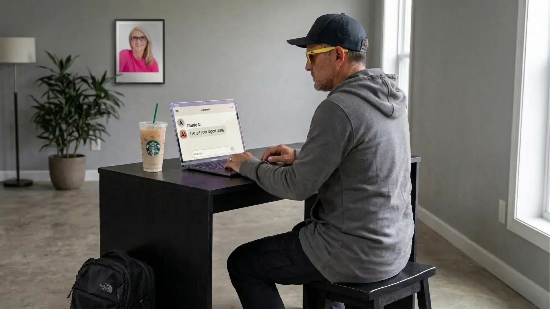 AI workflow automation running in background without user interface or manual interaction needed