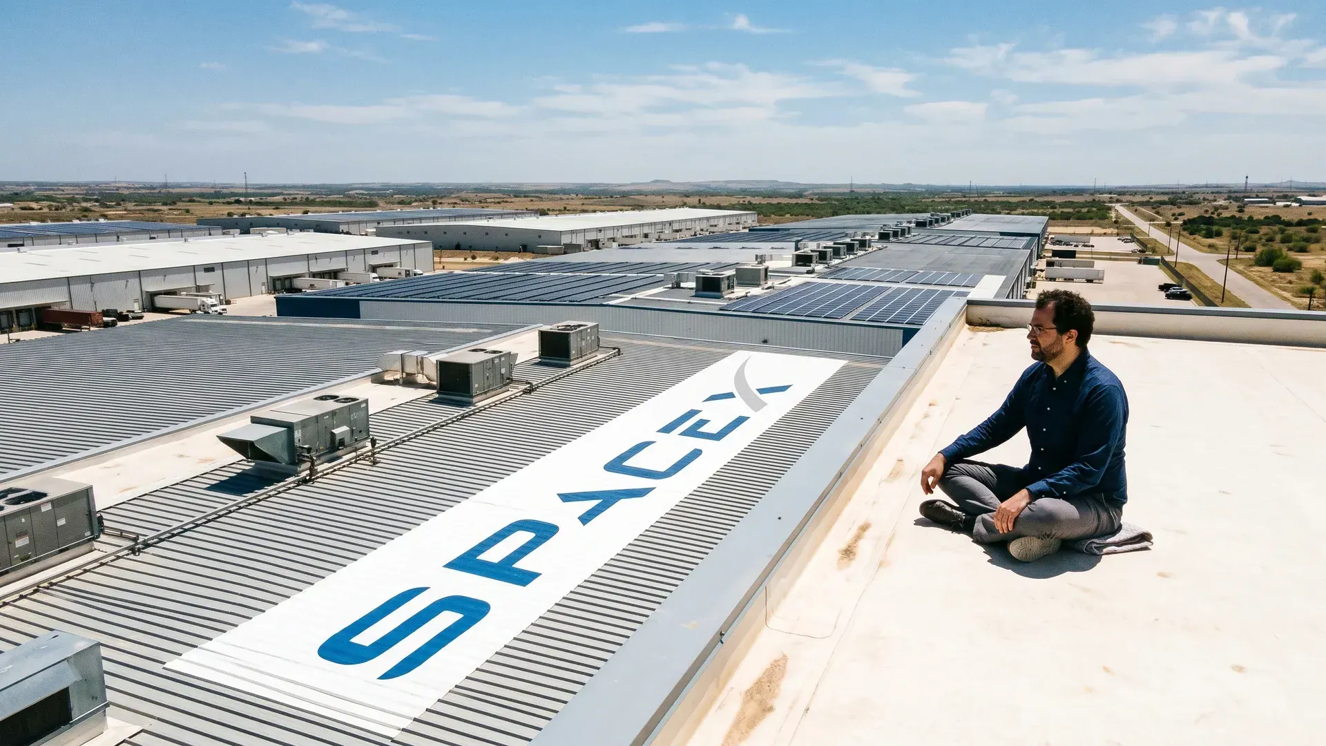 Anthropic and SpaceX logos connected by digital network lines representing AI infrastructure partnership deal