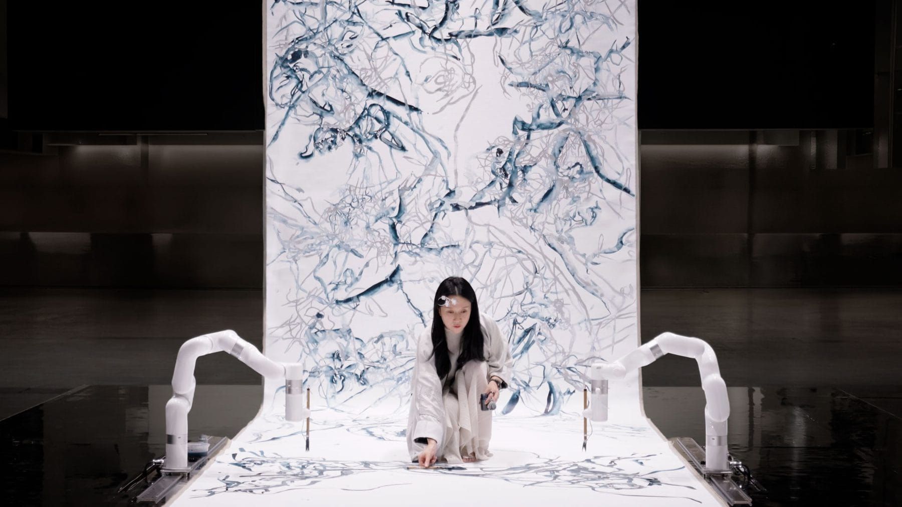 Sougwen Chung Trained the Machine on Twenty Years of Her Own Drawings