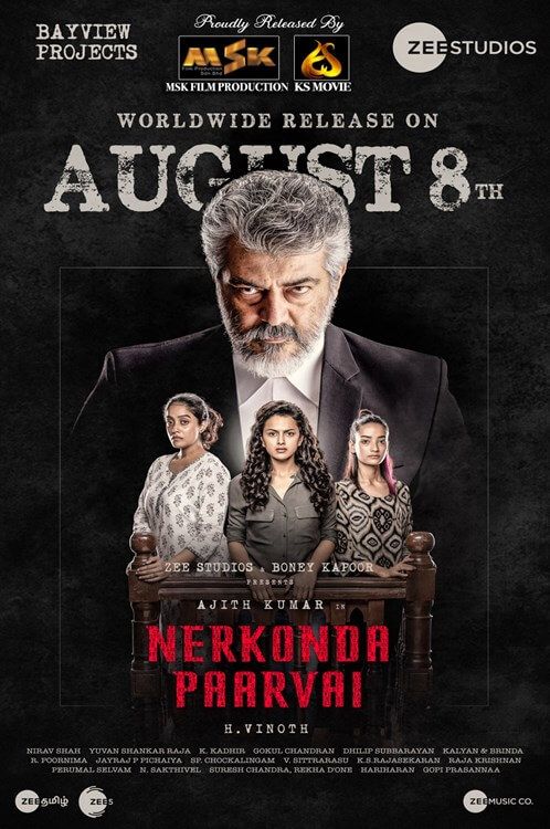 നേര്‍കൊണ്ട പാര്‍വൈ (Nerkonda Paarvai) Movie Review