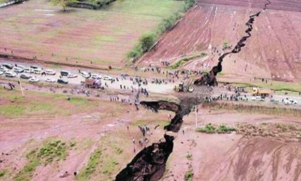 ആഫ്രിക്കൻ ഭൂഖണ്ഡം പിളരുന്നു;  വ്യാപ്തി വ്യക്തമാക്കുന്ന ഡ്രോൺ ദൃശ്യങ്ങൾ പുറത്ത്