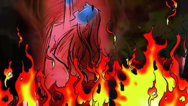 മുത്തലാഖ് ചൊല്ലിയിട്ടും വീട്ടിൽ തുടർന്നു; യുവതിയെ ഭര്‍ത്തൃവീട്ടുകാര്‍ ചുട്ടുകൊന്നു