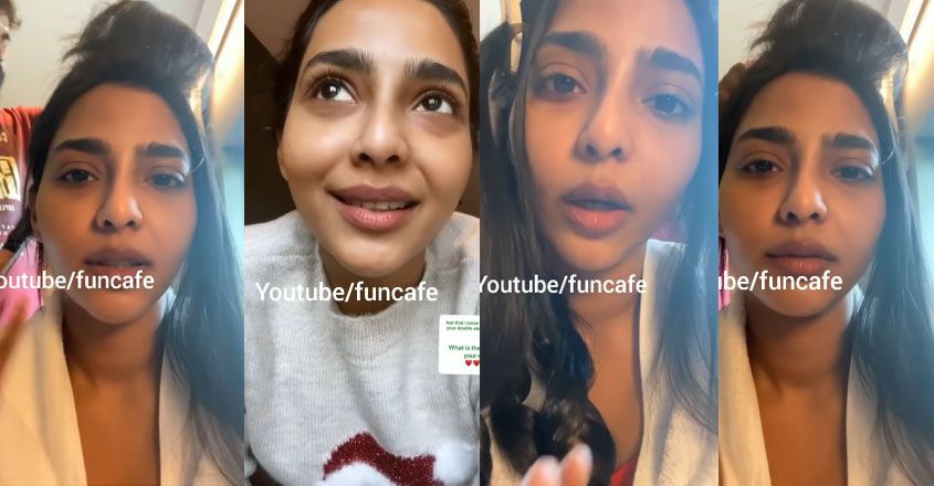 മേക്കപ്പില്ലാതെ ഐശ്വര്യ ലക്ഷ്മി ലൈവിൽ; വൈറലായി വീഡിയോ