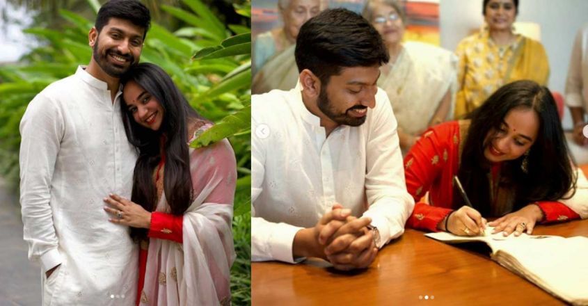 റജിസ്റ്റർ വിവാഹം ചെയ്ത് നടി അപൂര്‍വ ബോസ്; ചിത്രങ്ങൾ