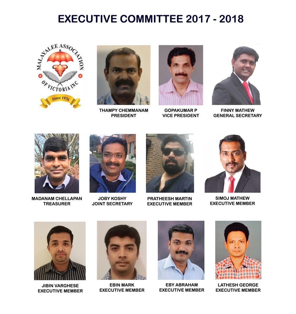 മലയാളീ അസ്സോസിയയേഷന്‍ ഓഫ് വിക്ടോറിയ-ക്ക് പുതിയ ഭാരവാഹികള്‍