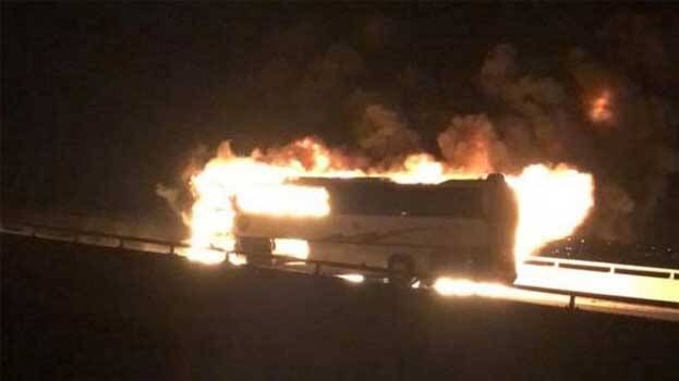 സൗദിയിൽ വാഹനാപകടം: ഉംറ തീർത്ഥാടകരടക്കം 35 പേർ മരിച്ചു