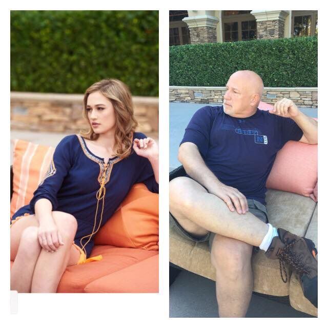 മകളുടെ മോഡലിംഗിന് അച്ഛന്‍റെ 'റീ ടേക്ക്'