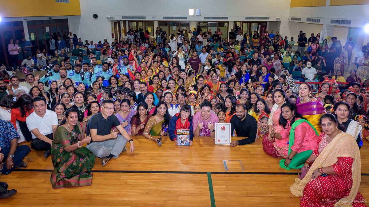 “Dance Fiesta 2023” enters in Singapore Book of Records