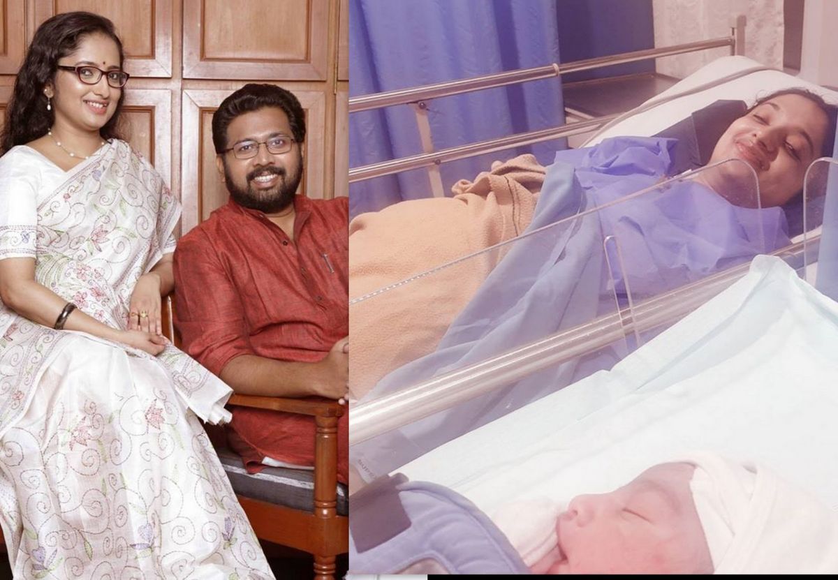 അമ്മയും മകനും  സുഖമായിരിക്കുന്നു; കൂടെ അച്ഛനും; അച്ഛനായ സന്തോഷം പങ്കിട്ട് ശബരീനാഥ്