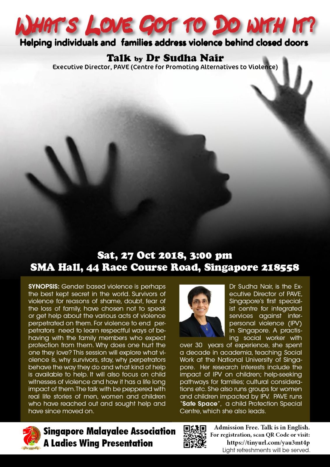 “What’s Love Got to Do with It?” Ladies Wing of SMA presents a Talk on Interpersonal Violence