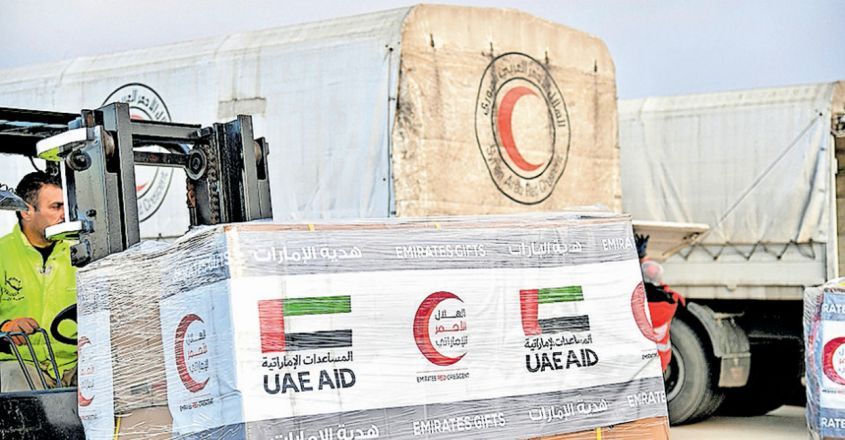 ഭൂകമ്പ ദുരിതാശ്വാസം: 22 വിമാനങ്ങളിൽ 640 ടൺ അവശ്യ വസ്തുക്കൾ കൂടി