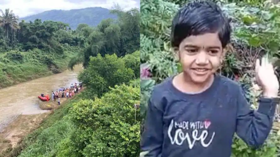 വെണ്ണിയോട് പുഴയിൽ കാണാതായ 5 വയസ്സുകാരി ദക്ഷയുടെ മൃതദേഹം കിട്ടി
