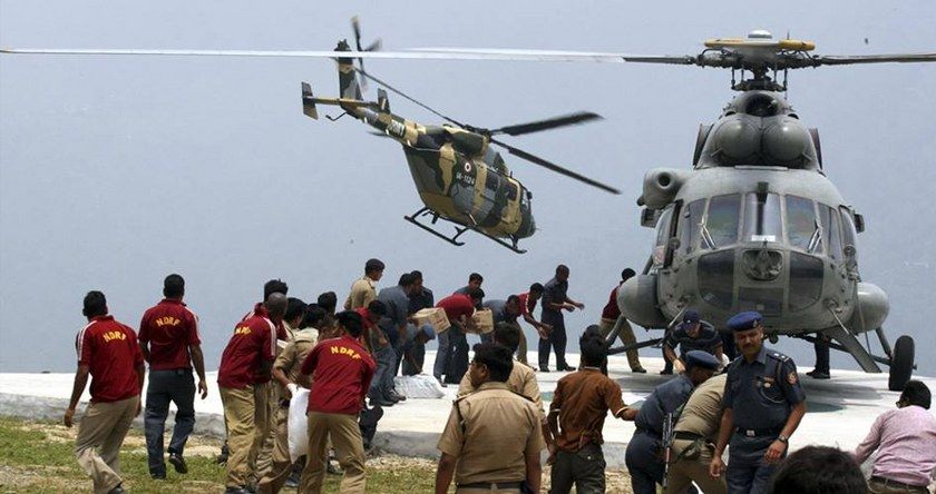രക്ഷാഹെലികോപ്റ്ററുകളില്‍ കയറാന്‍ പലര്‍ക്കും മടി;  എഴുപത് പേരെ ഉള്‍ക്കൊള്ളാവുന്ന ഹെലികോപ്റ്ററുമായി നാല് ദൗത്യങ്ങള്‍ക്ക് പുറപ്പെട്ടെങ്കിലും കയറിയത് മൂന്നു പേര്‍