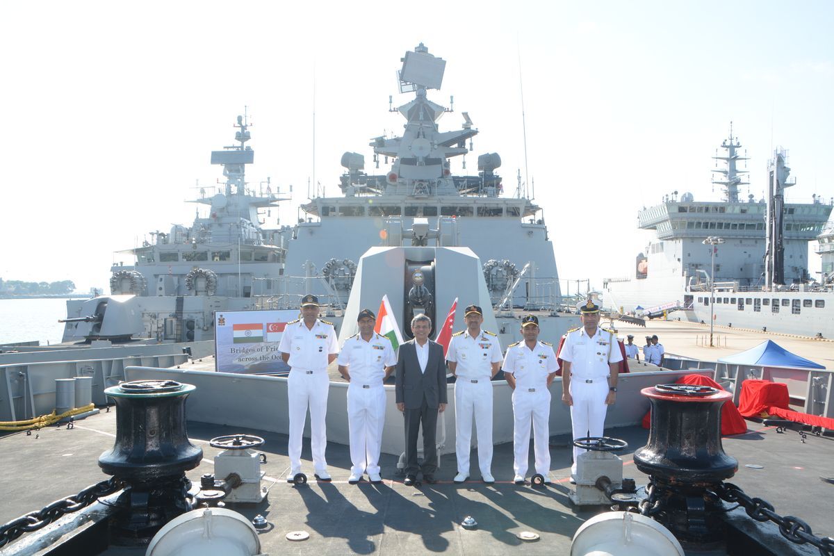 Eastern Fleet Ships on Overseas Deployment to Singapore