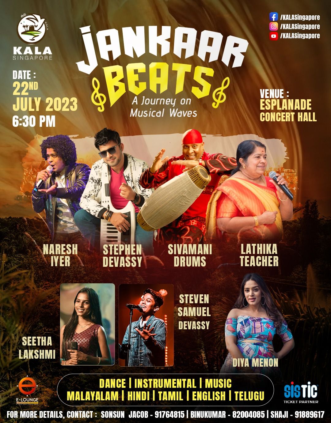 Jankaar Beats – Journey on Musical Waves by Kala Singapore on 22nd July
