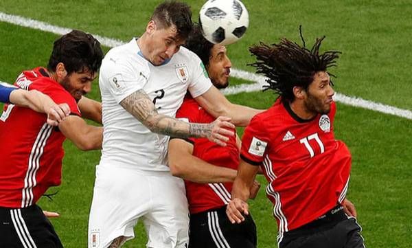 ഒറ്റനിമിഷത്തെ പിഴവ്; അവസാന നിമിഷ ഗോളില്‍ ഈജിപ്തിനെതിരെ ഉറുഗ്വേയ്ക്ക് ജയം