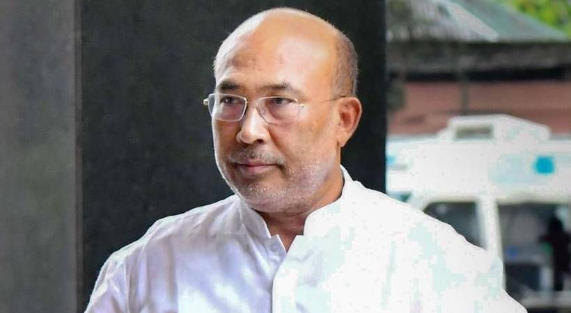 മണിപ്പൂർ മുഖ്യമന്ത്രി എൻ ബിരേൻ സിങ് രാജിവെച്ചു