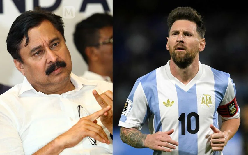 മെസ്സി വരുമെന്ന് വീണ്ടും കായികമന്ത്രി; 'സ്പെയിനിൽ പോയത് സ്റ്റേഡിയം നിർമാണവുമായി ബന്ധപ്പെട്ട് കൂടി'