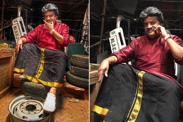 കട്ടകലിപ്പ് ലുക്കില്‍ എംജി ശ്രീകുമാര്‍; ഒരു പുണ്യപുരാണ കളർസ്കോപ്പ് ഗുണ്ടാപ്പടം