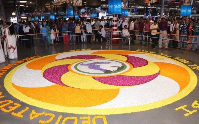 ഏറ്റവും കൂടുതൽ പേർ കണ്ട ഓണപ്പൂക്കളം ഇനി മുംബൈ നഗരത്തിന് സ്വന്തം