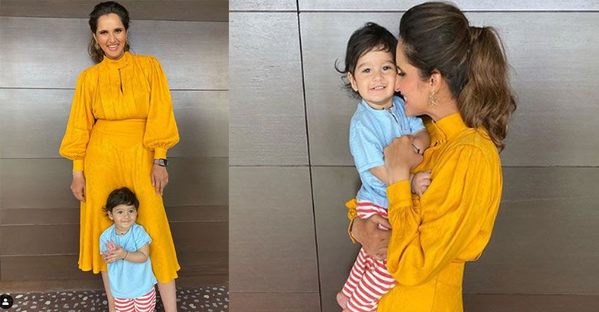 കുഞ്ഞ് ഇസ്ഹാനൊപ്പമുള്ള ചിത്രങ്ങൾ  പങ്കുവെച്ച്  സാനിയ;  ഏറ്റെടുത്ത് ആരാധകർ