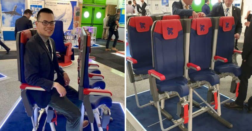 ഇനി വിമാനത്തിലും ന‌ിന്നു യാത്ര ചെയ്യാം...!