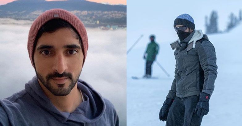 അവധി ആഘോഷിച്ചു  ഷെയ്ഖ് ഹംദാൻ കാനഡയില്‍