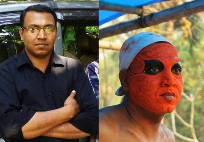 തെയ്യാനുഷ്ഠാനത്തിനിടെ അപകടം....