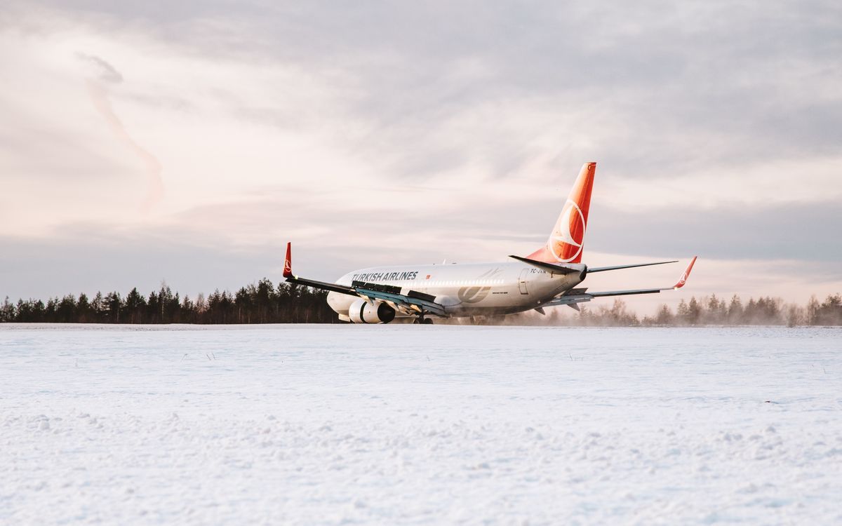 Turkish Airlines opened a new direct flight to Rovaniemi, Lapland.