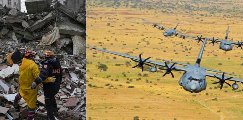 മരുന്നുകളുമായി ഇന്ത്യൻ വ്യോമസേന വിമാനം സിറിയയിലേക്ക്; വൈദ്യസഹായം വേഗത്തിൽ എത്തിക്കുമെന്ന് ഇന്ത്യ