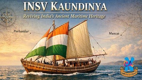 Reviving India's ancient maritime glory: INSV Kaundinya sets sail for maiden voyage to Oman