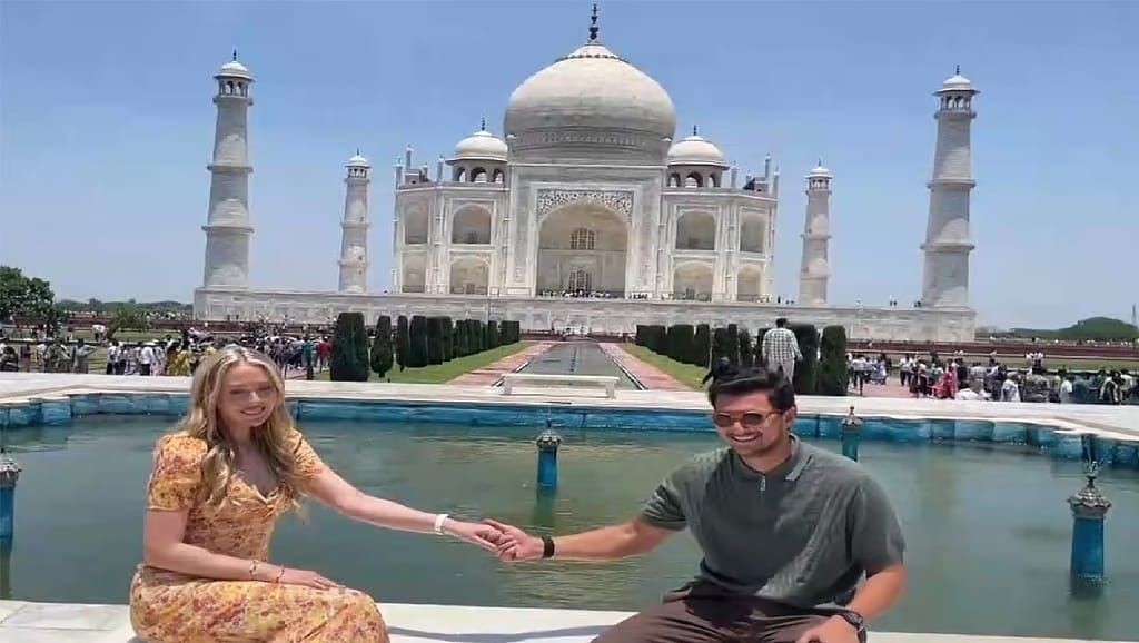 Donald Trump's daughter visits Taj Mahal