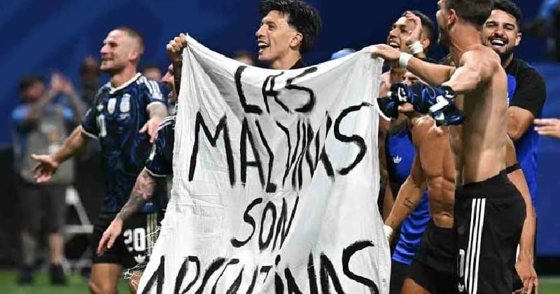 UK urges FIFA to investigate Argentina over Falklands banner at World Cup