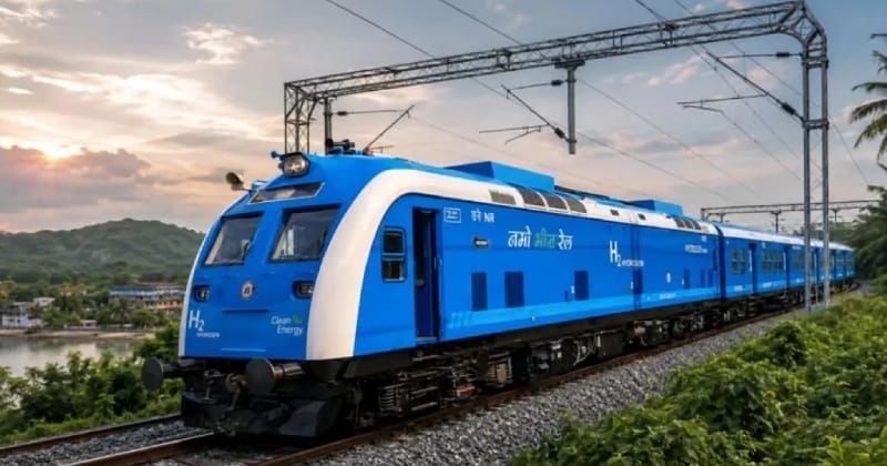 PM Modi flags off India's first hydrogen-powered train from Haryana's Jind