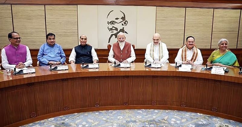 High-level meeting of Union ministers held at PM Modi's office in Parliament