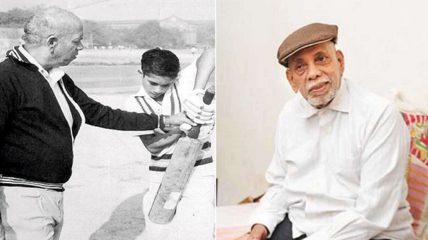 സച്ചിൻ ടെണ്ടുൽക്കറെ ക്രിക്കറ്റ് ലോകത്തിനു സമ്മാനിച്ച രമാകാന്ത് അച്‌രേക്കർ  ഇനി ഓർമ്മ