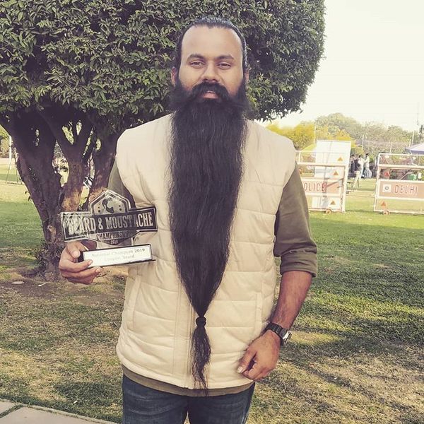 ഇന്ത്യയിലെ  താടിക്കാരൻമാരിൽ ഒന്നാമൻ ഈ മലയാളി