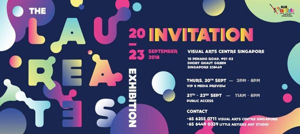 LAUREATES Exhibition at the Visual Arts Centre from 20th-23rd September, 2018