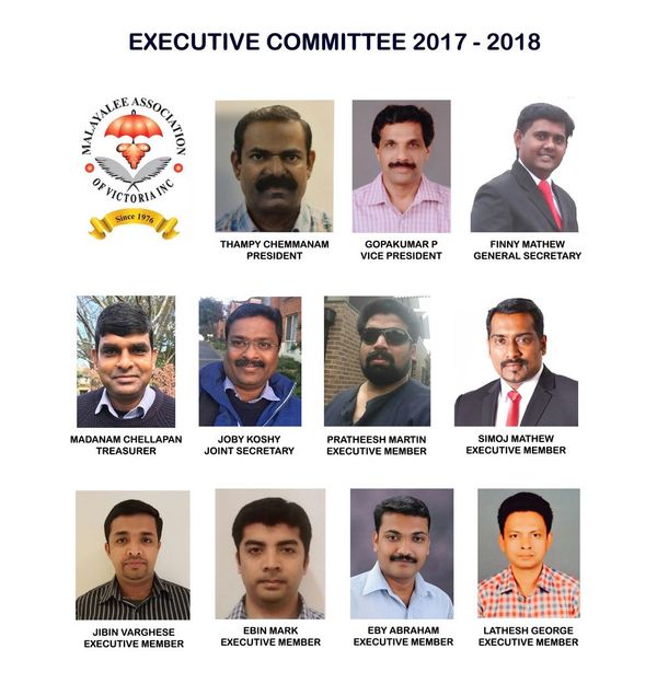 മലയാളീ അസ്സോസിയയേഷന്‍ ഓഫ് വിക്ടോറിയ-ക്ക് പുതിയ ഭാരവാഹികള്‍